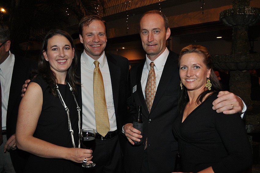 Jennifer and John Compton with Jason and Lisa Swift