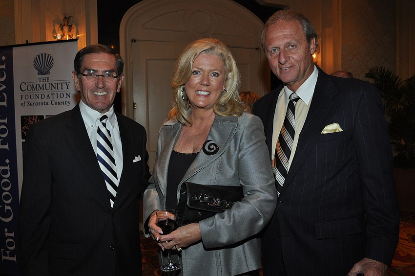 John Cranor with Sylvia and George Zimmerman