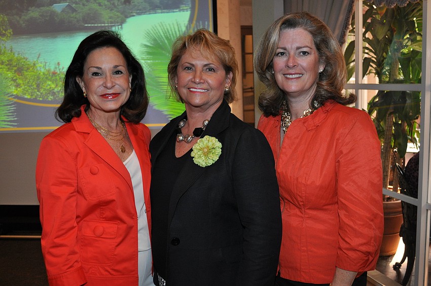 BJ Creighton with Co-Chairwomen Margarete van Antwerpen and  Julie Delaney