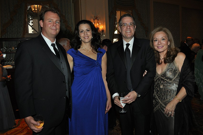 Chris and Jackie Crombie with Jeff and Giovanna McGrath
