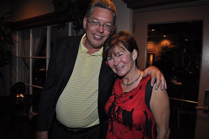 Community AIDS Network President Mike Cuffage and Cindy Cuffage