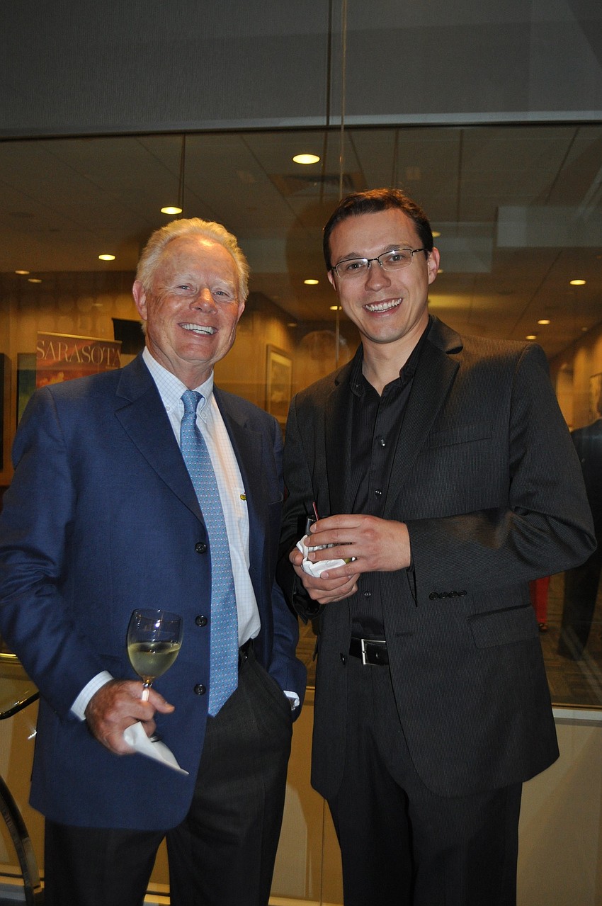 John Currie and Boeing Boeing actor Jason Bradley