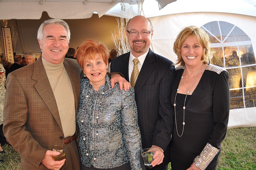 The Hon. Rick DeFuria, Mary Ann Robinson, David Strattard and Carol Bridwell