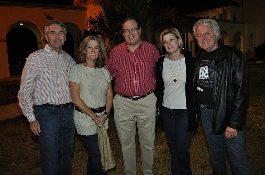 Co-Chairs Phil and Julie Delaney with David Bowman Jr., and his wife, Alice, and Dennis Stover