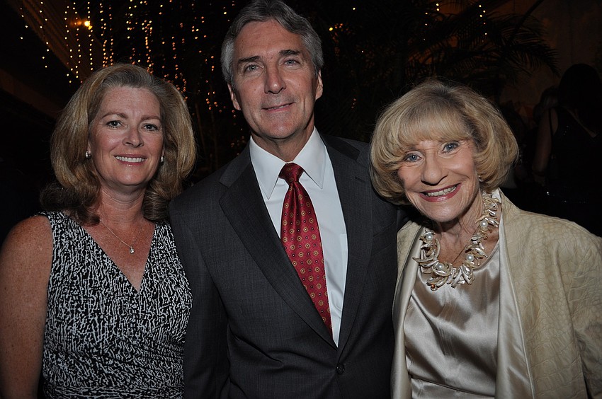 Julie and Phil Delaney with Flori Roberts