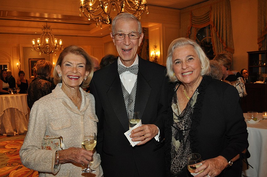 Jean DeLynn with David Weis and Rita Glosser