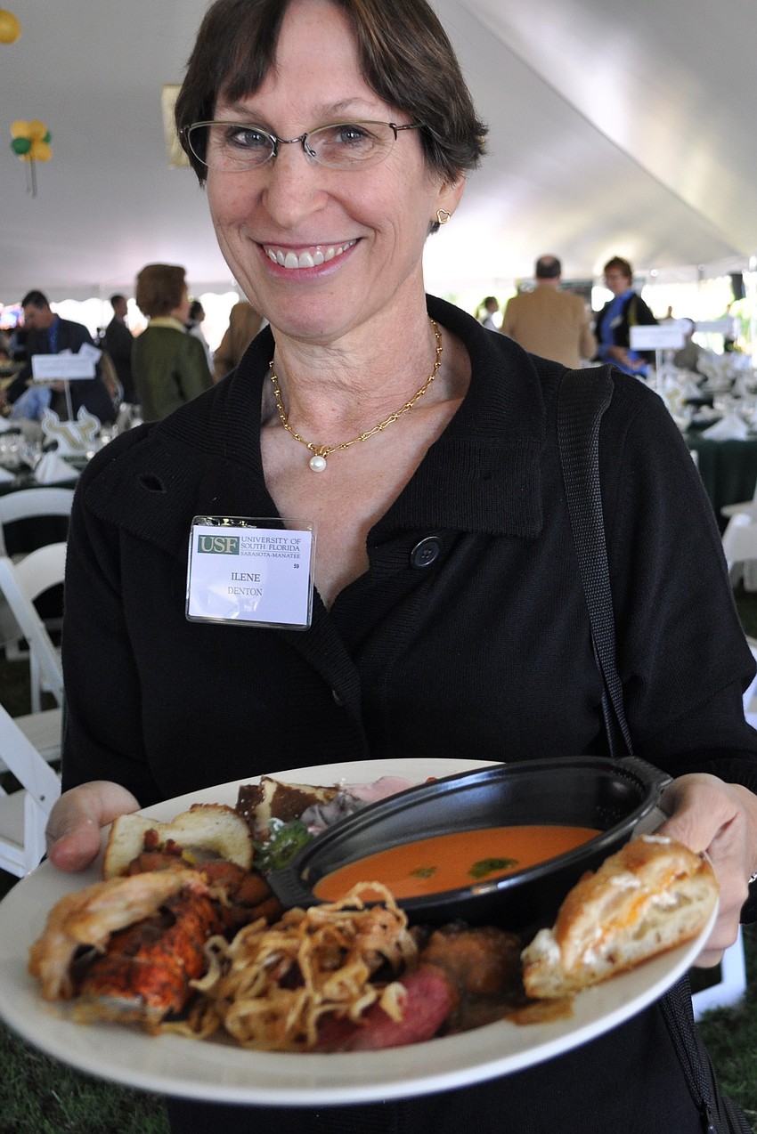 Ilene Denton and her brunch