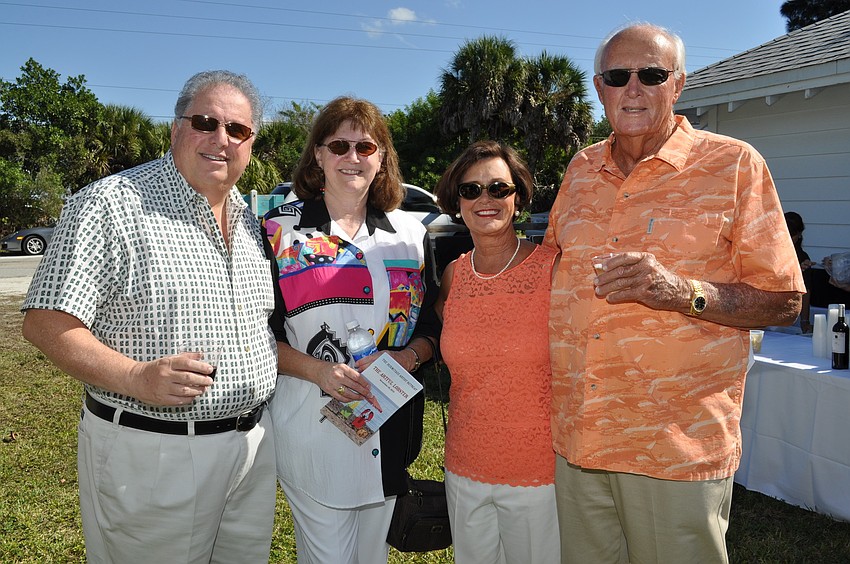Matthew and Debbie DePalma with Debi and Joel Healy