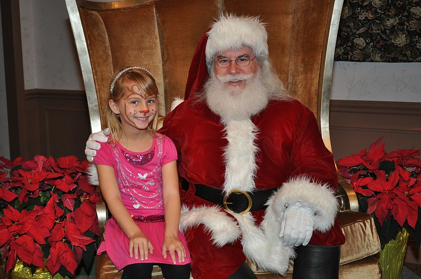 Shannon Detert with Santa