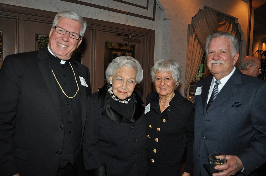Bishop Frank Dewane, Betty Schiff, Marilyn and Irv Naiditch