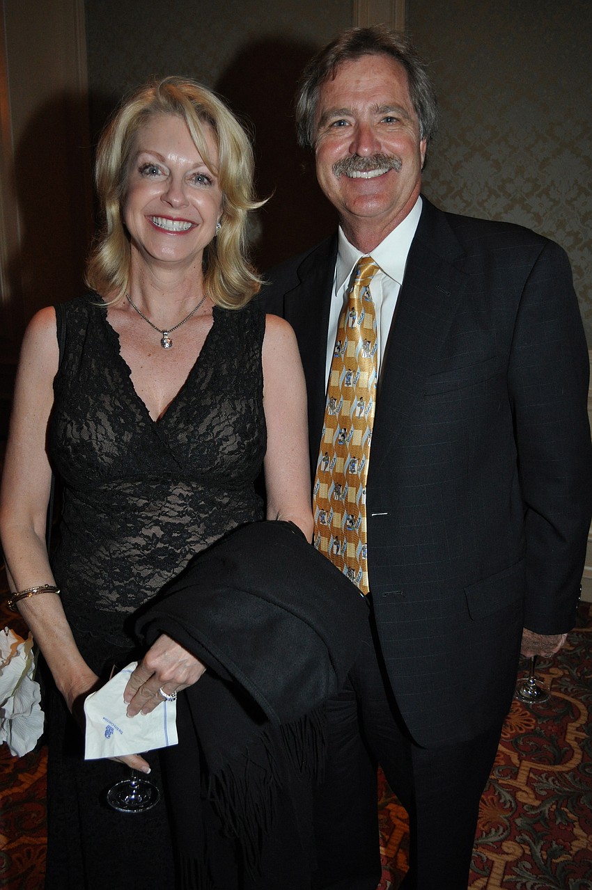 Karen Dobbs and Caleb Grimes