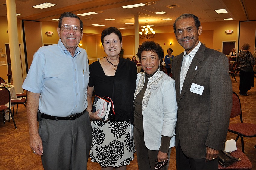 Howard Dobson and Fay Murphy with Carol and Carroll Buchanan