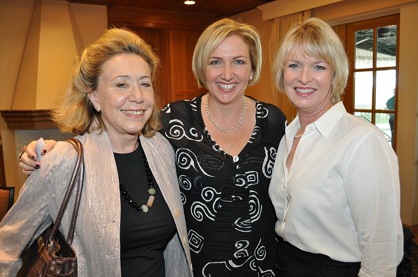 Rebecca Donelson, 2011 honoree Molly Jackson and Veronica Brady
