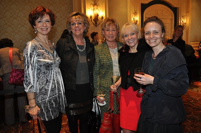 Marcy Downey, Carla Sullivan, Barbara Kelleher, Elisabeth Waters and Iris Schaerf