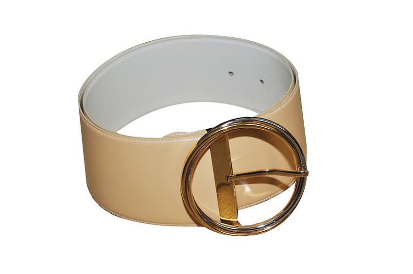 CARTIER BELT 
'This was a gift from my husband, he has incredible taste. I love big statement pieces, I don't like simple jewelry.'