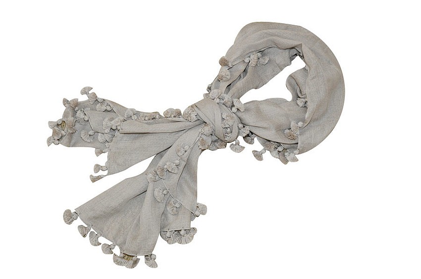 J. CREW SCARF 
'Scarves are great accessories. You can put them over jeans and a T-shirt and instantly dress it up. This scarf can completely change up an outfit.'