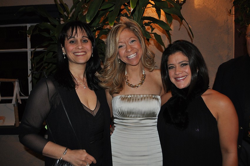 Temple Beth Sholom Schools Advisory Board members Stacey Edelman, Donna Newman and Vanessa Opstal