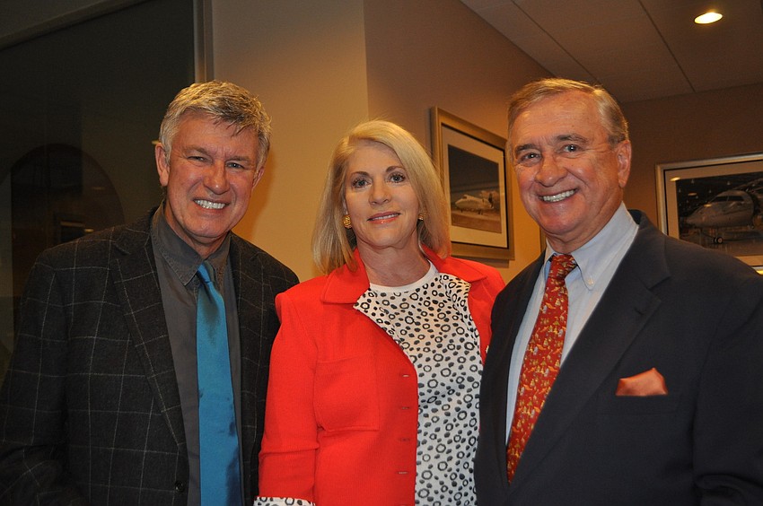 Asolo Rep Artistic Producing Director, Michael Donald Edwards, and Cary and Koni Findlay