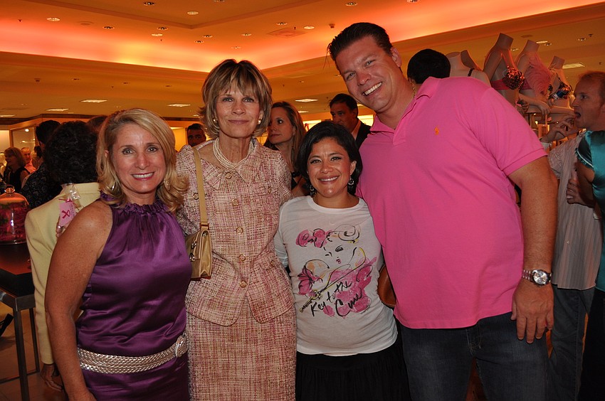 Stephania Feltz, Suzanne Atwell and Vanessa and Maurice Opstal