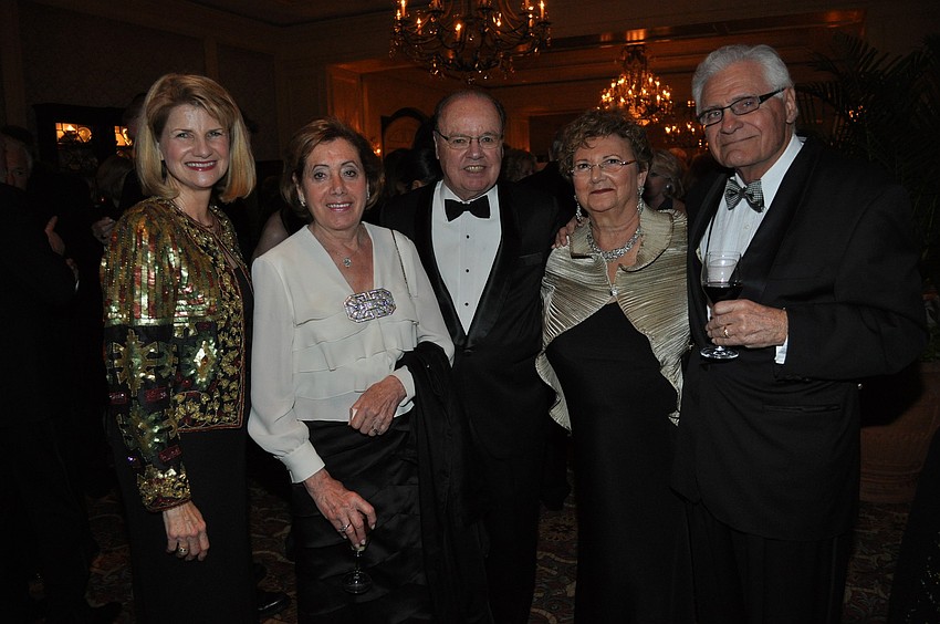 Julie Flaherty, Anna Maria Troiano, John Flaherty, Maria DeSanto and Luigi Cersosimo