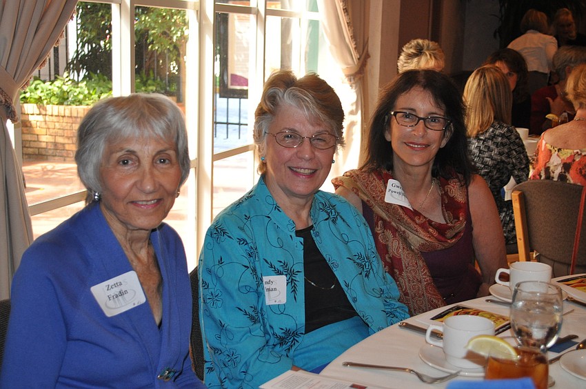 Zetta Fradin, Sandy Cadman and Gwen Brasemary