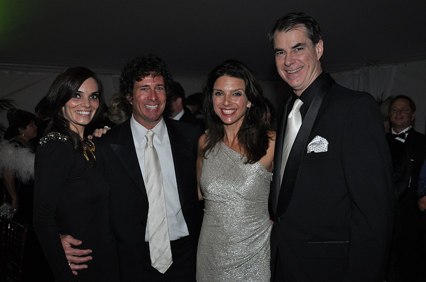 Liebe and Billy Gamble with Aimee and Chris Cogan