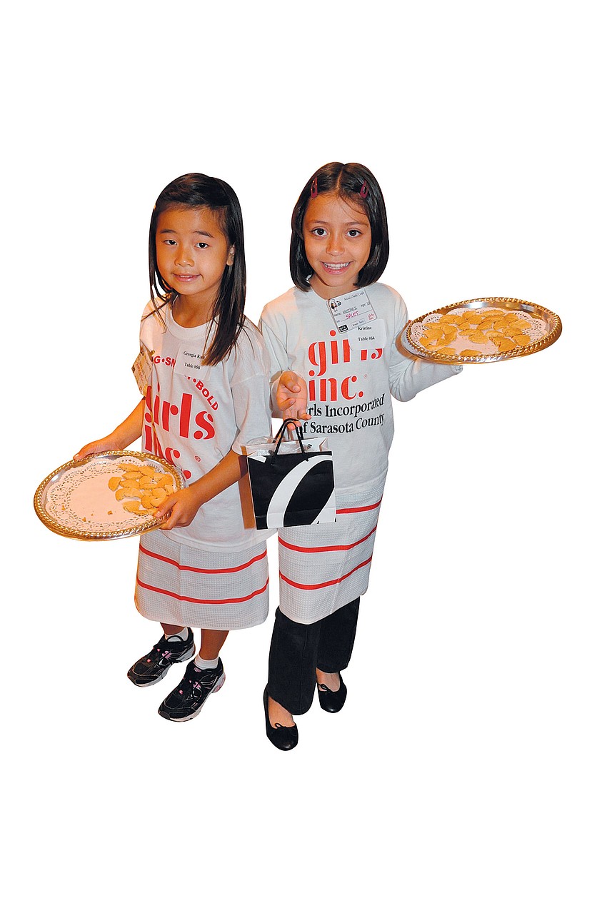 Georgia Kate Y. and Christine S. at Girls Inc.'s Celebration Luncheon 