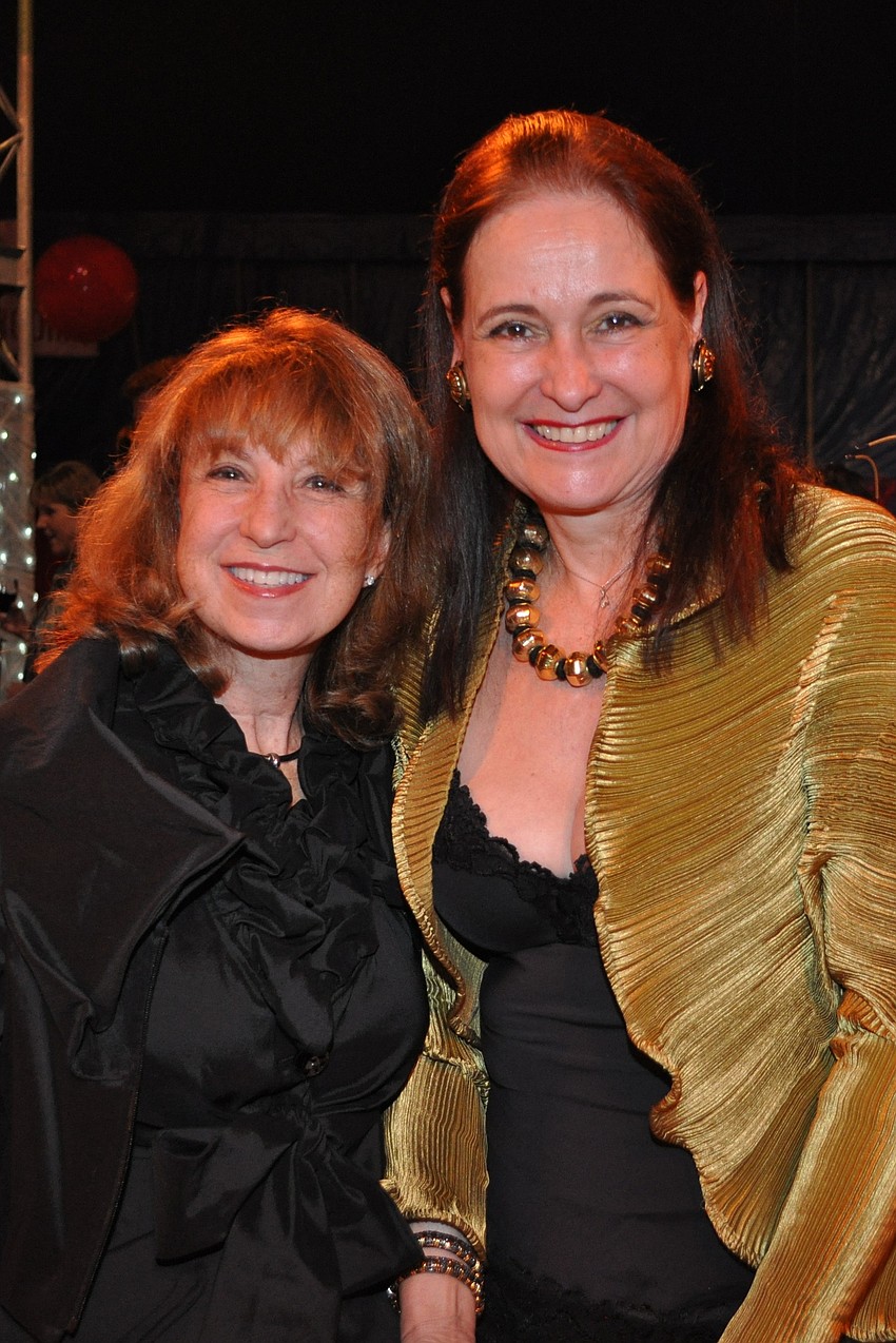 Leslie Glass and Flora Major