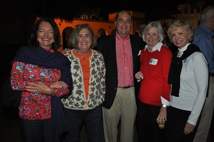 Mary Beth Goddard, Mary Lou Couch, Brad Goddard, Marlene Blalock and Linda Firkins