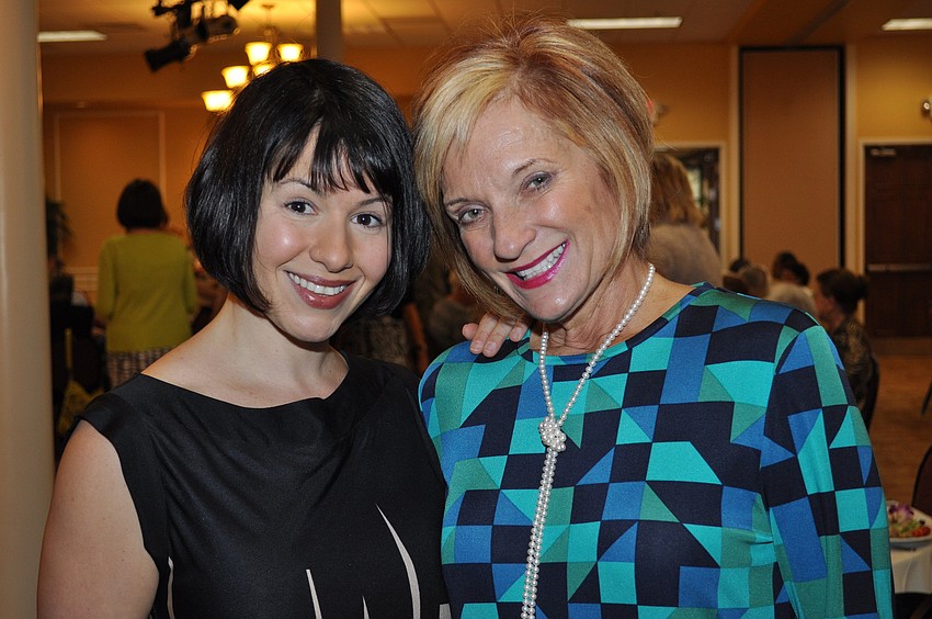 Guest speaker Michelle Goldberg and Barbara Zdravecky