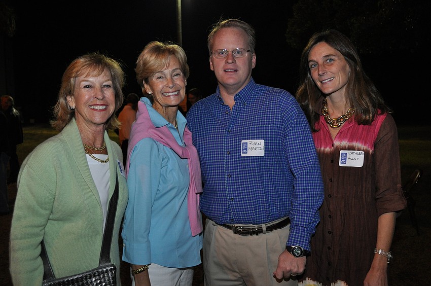 Patty Gondelman, Jean Martin, Ryan Martin and Kathleen Hunt