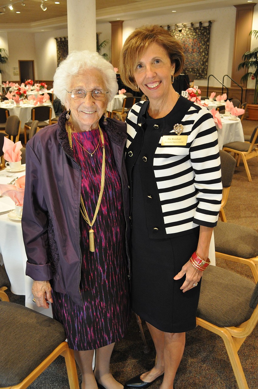 Frances Gower and Pat Reinhart