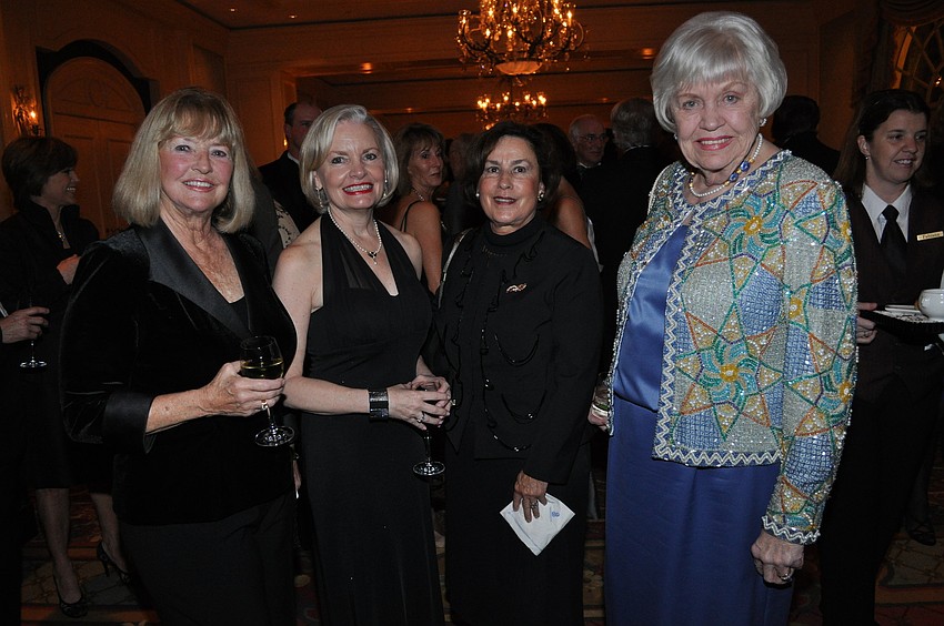 Diane Graham, Chris Currie, Maureen Gibson and Arlene Gill