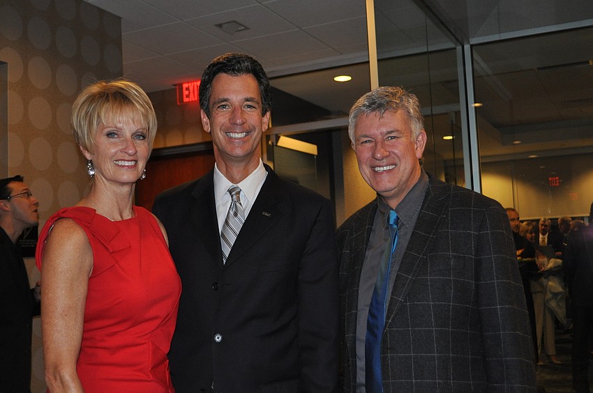 Boeing Boeing sponsors Candy and Scott Greer and Asolo Rep Artistic Producing Director, Michael Donald Edwards