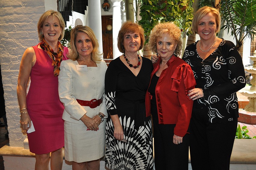 Honoree Teri Hansen, Stephania Feltz, honoree Jean Cooper, Nikki Nilon and honoree Molly Jackson