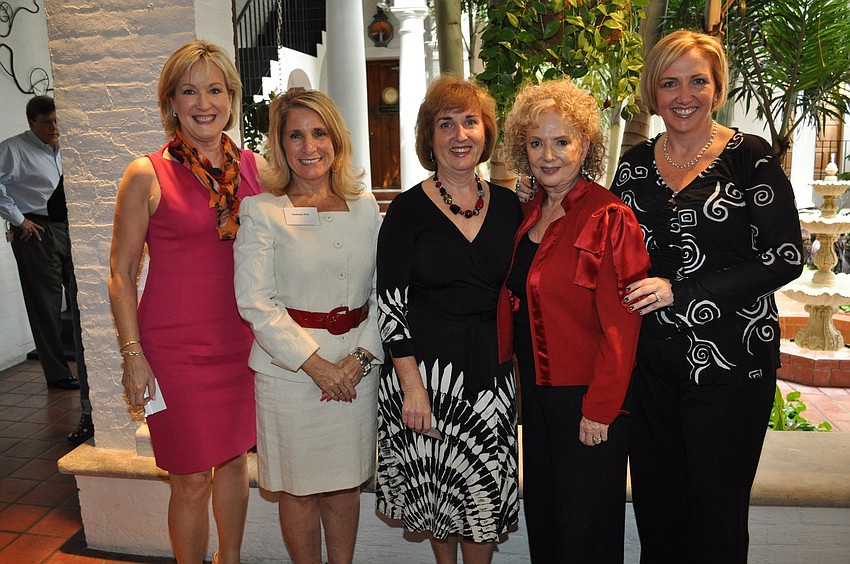Honoree Teri Hansen, Stephania Feltz, honoree Jean Cooper, Nikki Nilon and honoree Molly Jackson