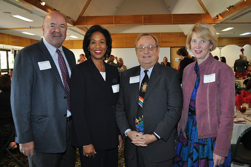 Honorees Steve Harner, Dr. Harriet Moore, Hon. Chief Judge Lee Haworth and Dr. Katherine Keeley