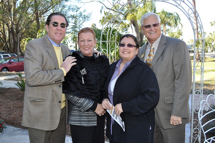 Tom and Charlotte Hedge with Lynn and Mack Reid
