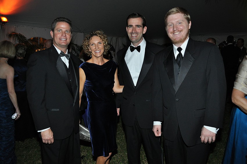 Paul and Jenni Hudson, Mark Steinwachs and Jarred Wilson