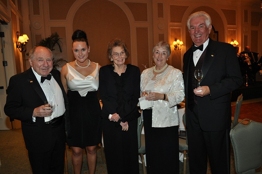 Dick Hull, Audrey Bernardin, Jane Bavaria, Patty Hull and Ed Bavaria