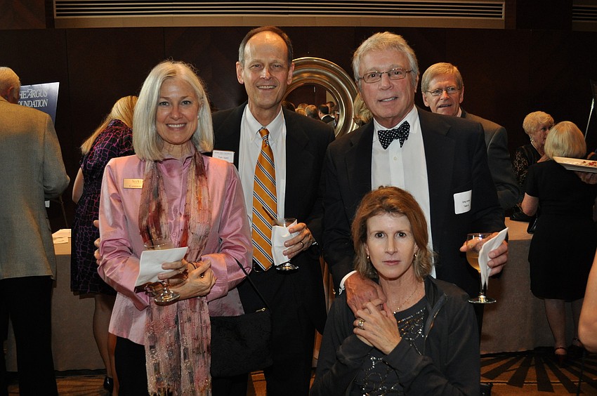 Cameron and Tom Icard with Greg Jones and Beverly Dickinson