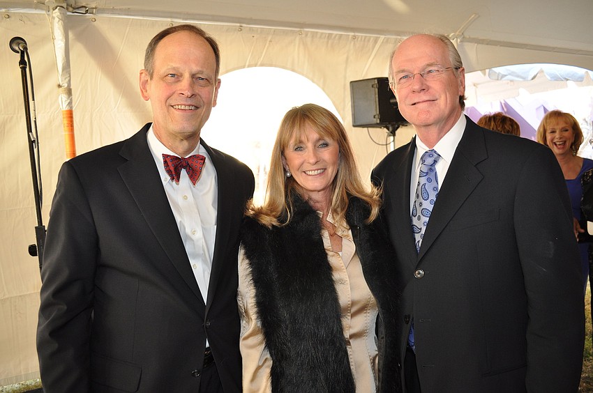 Tom Icard, Karen McGaharan and Dr. Richard Van Buskirk