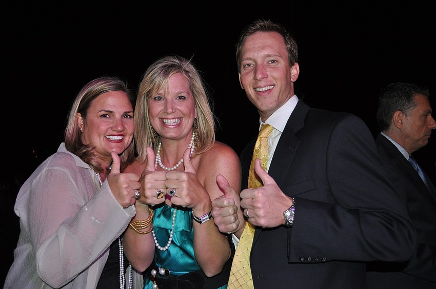 Rebecca Icely, Amanda Morris and Max Hannum