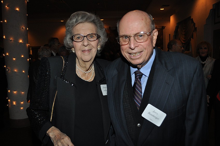 Dorothy Jacobson and Technion Society past president Jerry Bamberger