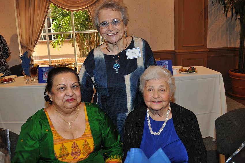 Women of Valor. Dr. Mona Jain, Marilyn Harwell and Lee Levine