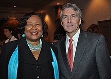 Helen James and Phil Delaney