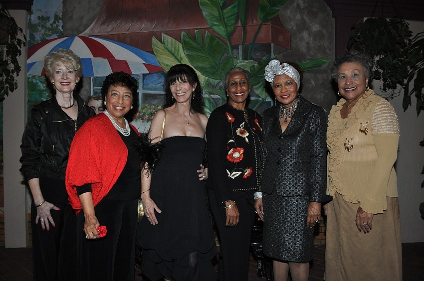 Christine Jennings, Carol Buchanan, Audrey Coleman, Corene Richardson, Eleanor Merritt Darlington and Carolyn Michel