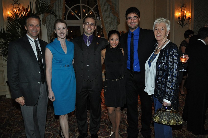 Lyndon Johnston, Janet and Mark Ladwig, Amanda Evora, Jim Peterson and Alison Smith