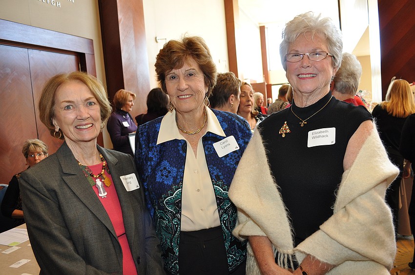 Rosemary Jung, Carol Lyons and Elizabeth Wildhack