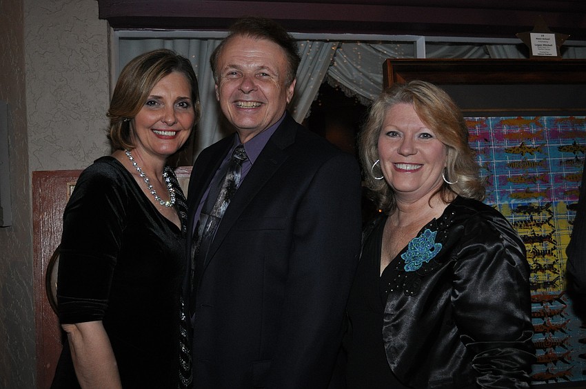 Cindy Kaiser, Dr. Larry Thompson and Chairwoman Jenny Hime